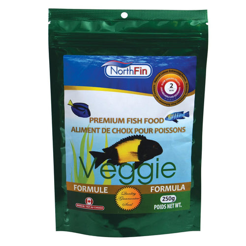 NorthFin Veggie Formula - Slow Sinking Pellets 250 gm (8.8 oz)