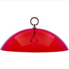 Protective Cover for Hanging Bird Feeder in Red