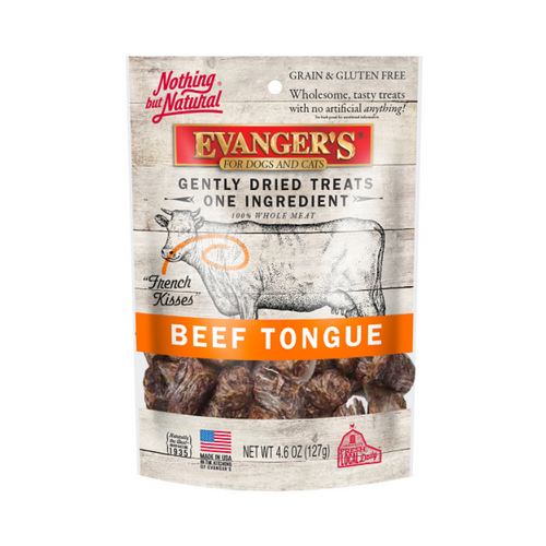 Evanger's Gently Dried Beef Tounge Dog & Cat Treats - 3.5 oz