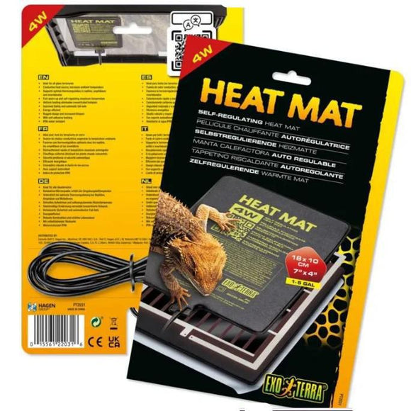 Exo Terra Heat Mat, Self-Regulating Substrate Heater, PTC