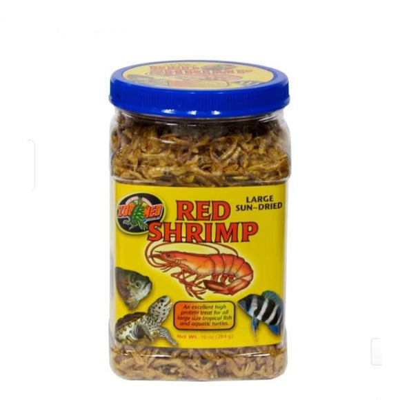 Zoo Med Large Sun-Dried Red Shrimp