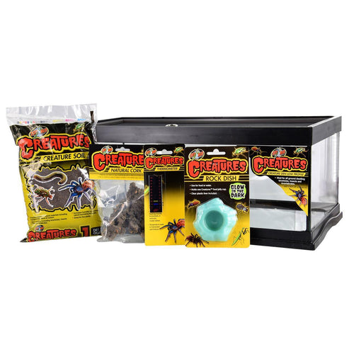 Zoo Med Creatures Creature Den Low Profile Habitat Kit 6 Gallon