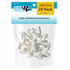 eva aquatics Ceramic Frag Plug 1 White