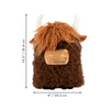 Kong Comfort Jumbo Highland Cow Dog Toy