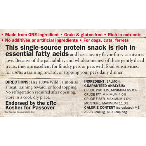 Evanger's Gently Dried Salmon Dog & Cat Treats - 4.6 oz