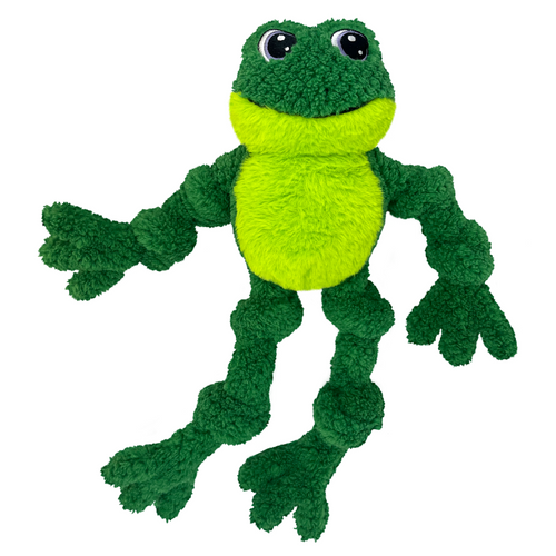 Kong Knots Frog Stuffed Dog Toy