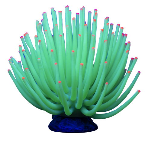 GloFish Aquarium Ornament Green Anemone