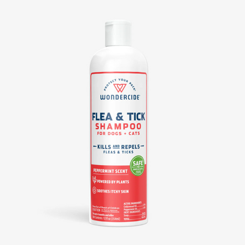 Wondercide Flea & Tick Shampoo for Dogs & Cats with Natural Essential Oils