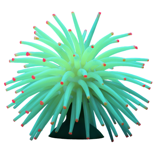 GloFish Aquarium Ornament Mini Anemones 2 Pack