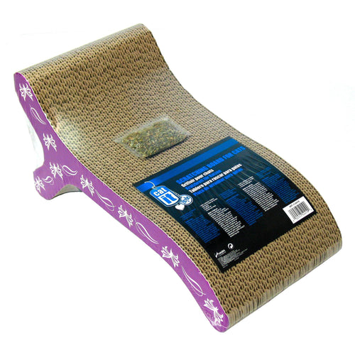 catit Home Cat Scratcher - Chaise Lounge with Catnip