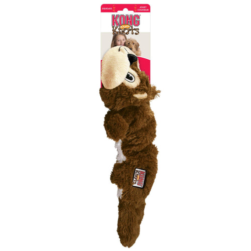 Kong Scrunch Knots Squirrel Plush Dog Toy