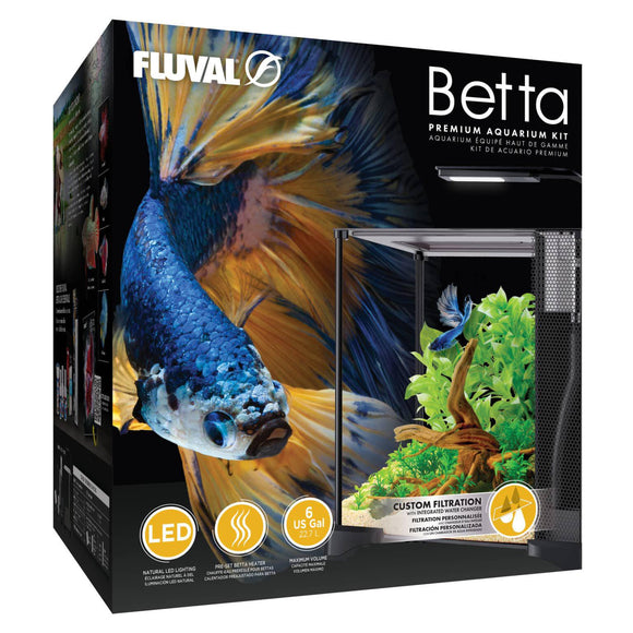 Fluval Premium Betta Aquarium Kit - 6 Gallons