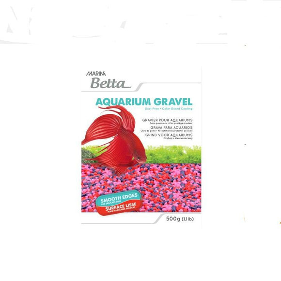 Marina Betta Gravel, Jellybean Pink 1.1 lb