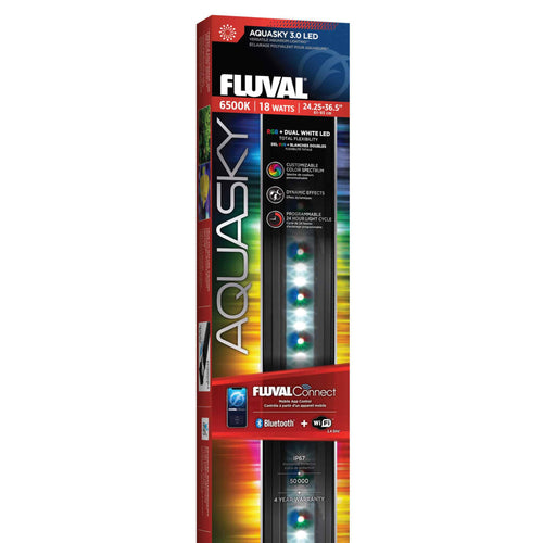 Fluval Aquasky Bluetooth 3.0 LED 18w 24.25  - 36.5 inch Light Fixture