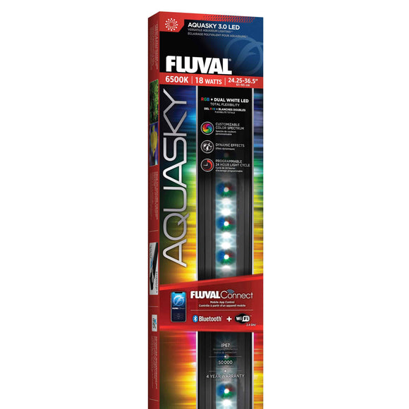 Fluval Aquasky Bluetooth 3.0 LED 18w 24.25  - 36.5 inch Light Fixture
