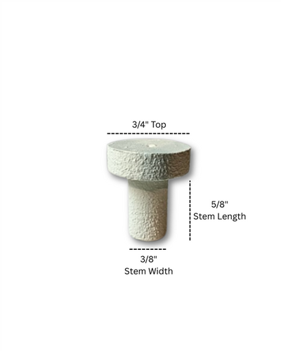 eva aquatics Ceramic Frag Plug 3/4 Coralline Purple