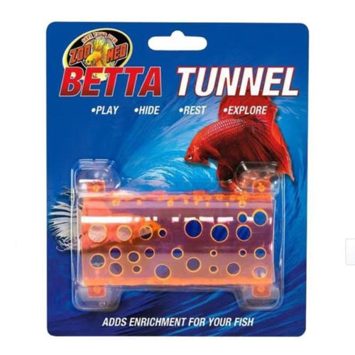 zoo med betta tunnel 097612240719 bp-50 red package pink