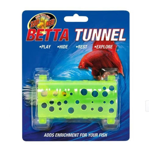 zoo med betta tunnel 097612240719 bp-50 green package
