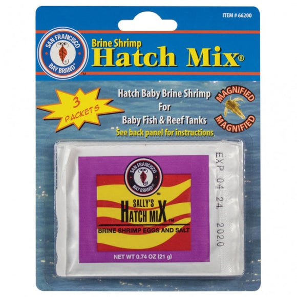 San Francisco Bay Brand Sally's Baby Brine Shrimp Hatch Mix 3 Pack 000945662004 66200