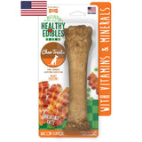 Sm 018214808022 chew treats Nylabone bone Healthy edible edibles bacon 1 count 1 ct Souper super XL X-Large XLarge NEB105P