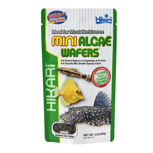042055214162 21416 hikari mini algae wafers 3.0oz 85g