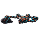Mammoth Flossy Chews Color 5 Knot Rope Tug - Multi Color