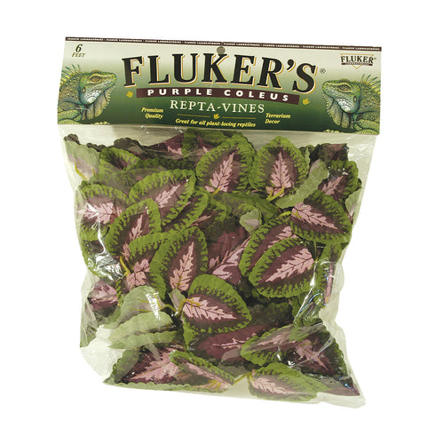 091197510168 51016 flukers fluker's reta vine vines repta-vines hanging plastic reptile frog purple coleus