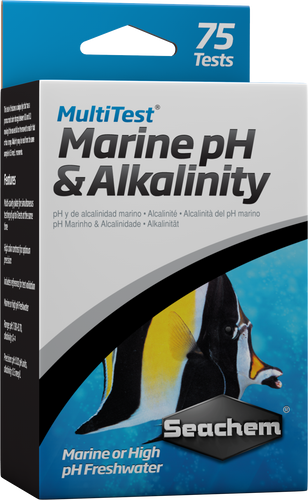 000116094009 0940 Seachem Test Kit Multi MultiTest Marine ph Freshwater HIgh ALkalinity