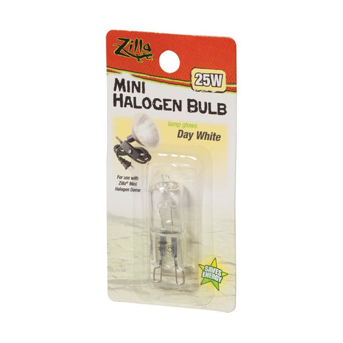 Zilla Halogen Mini Bulbs Day White bulb light 096316156302  096316156333  100115633  100115630 25 50 watt 25w 50w
