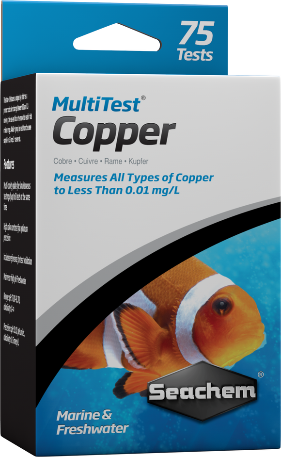 Seachem MultiTest Copper - 75 Tests