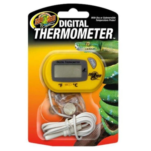 Zoo Med digital thermometer terrarium snake reptile cage  097612300246 TH24 Th-24
