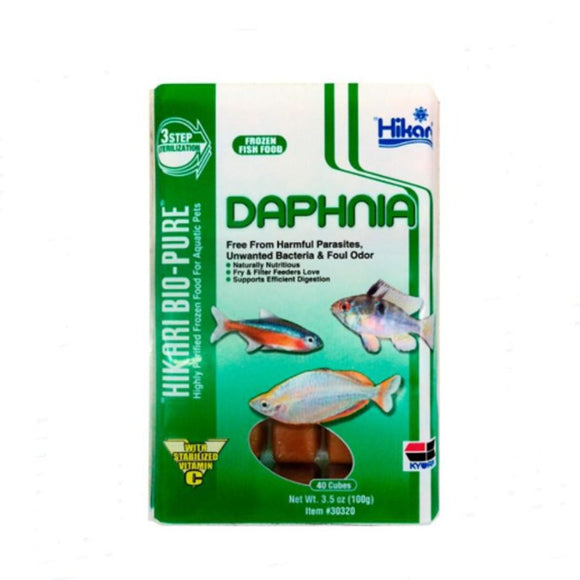 Hikari Bio-Pure Frozen Daphnia 3.5 oz ounces  042055303200 303200 tropical fish foods