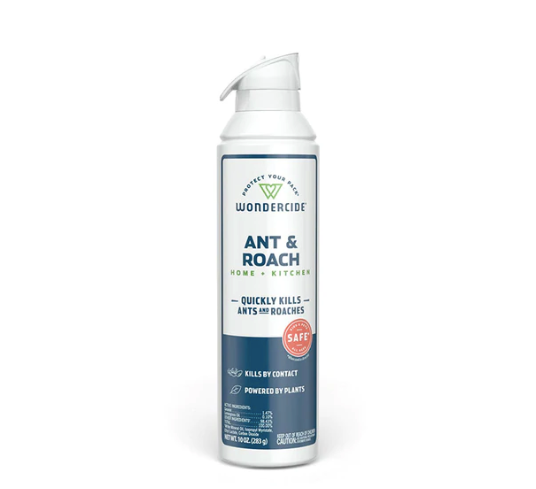 Wondercide Ant & Roach Spray for Home & Kitchen with Natural Essential Oils
