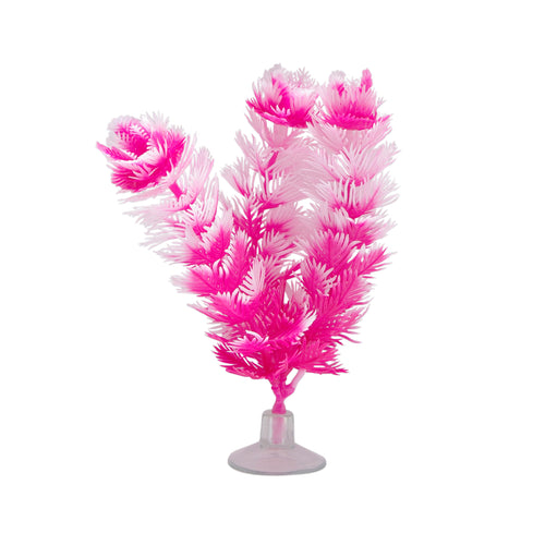015561120838 12083 marina betta plastic plant foxtail pink and white