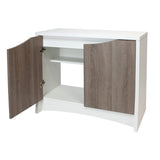 FLuval Flex 32.5 White Cabinet Stand 14986 015561149860 doors door open inside