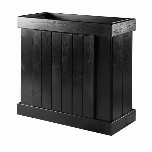 Aqueon 20 LONG, 29 & 37 Gallon Aquarium Black Cabinet Stand 30 x 12 in classic pine