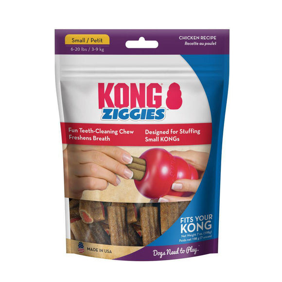 Kong Ziggies Chicken Recipe Treats - Use with Kong Rubber Toys