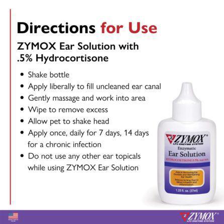 Zymox Enzymatic Ear Solution 1.25 fl oz