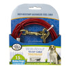 Four Paws Walk-About Tie-Out Cable Medium Weight steel dog canine 15 ft 045663856151 tie out up