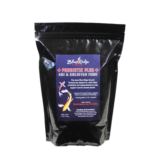 Blue Ridge Koi & Goldfish Probiotic Plus Pellet Fish Food 2 lb
