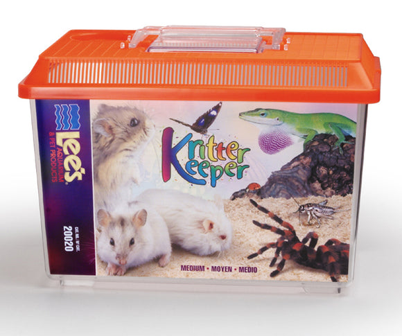010838200206 20020 lee's pet products kritter keeper critter plastic reptile tarantula hermit crab cricket