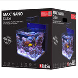 Red Sea MAX NANO Cube - All-in-one Plug & Play Reef System Without Cabinet in box looks like Package R40002-RL