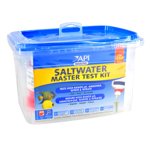 API Saltwater Master Test Kit - pH, ammonia, nitrite & nitrate ...