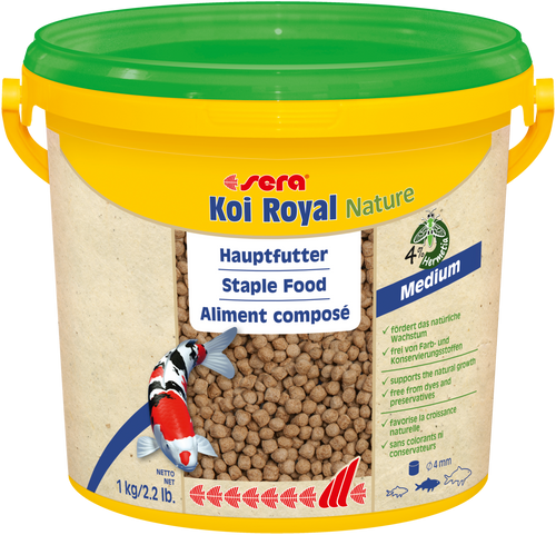 sera KOI Royal Nature Medium Pellets 2.2 lb