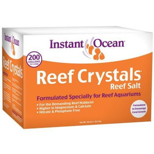 Reef Crystals Sea Slat Saltwater Mix 200 gallon  051379016001 RC1-200 051378017022 box