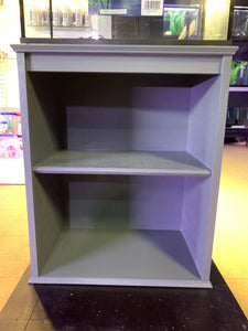 Custom Cabinet Stand - Short Bookshelf Gray 20 x 12