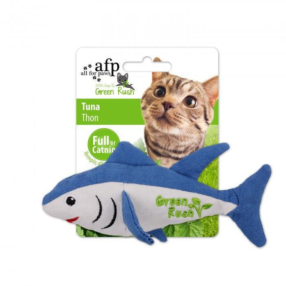 All For Paws Green Rush Canvas Tuna - Infused with Catnip