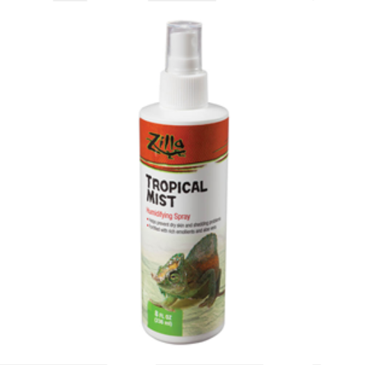 Zilla Tropical Mist Humidifying Spray 8 oz ounces 096316700055