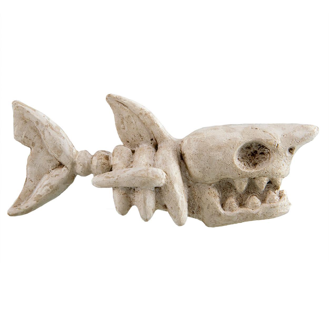 fish skeleton accessory for aquarium Glow In The Dark Shark Decoration Ornament If this Halloween you are planning to make your pet fish part of the festival and want to decorate your fish house according to the Halloween theme then Life Penn-Plax Air Action Aerating Skeleton