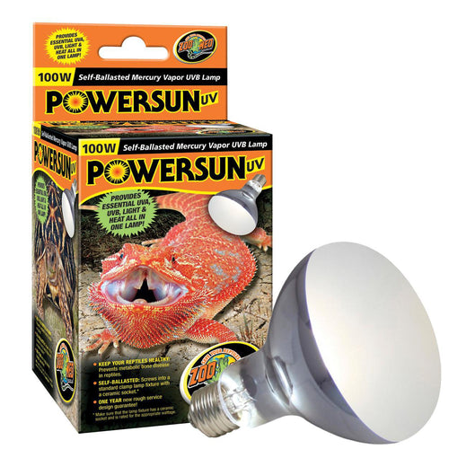 Zoo Med PowerSun UV Self-Ballasted Mercury Vapor UVB Lamps